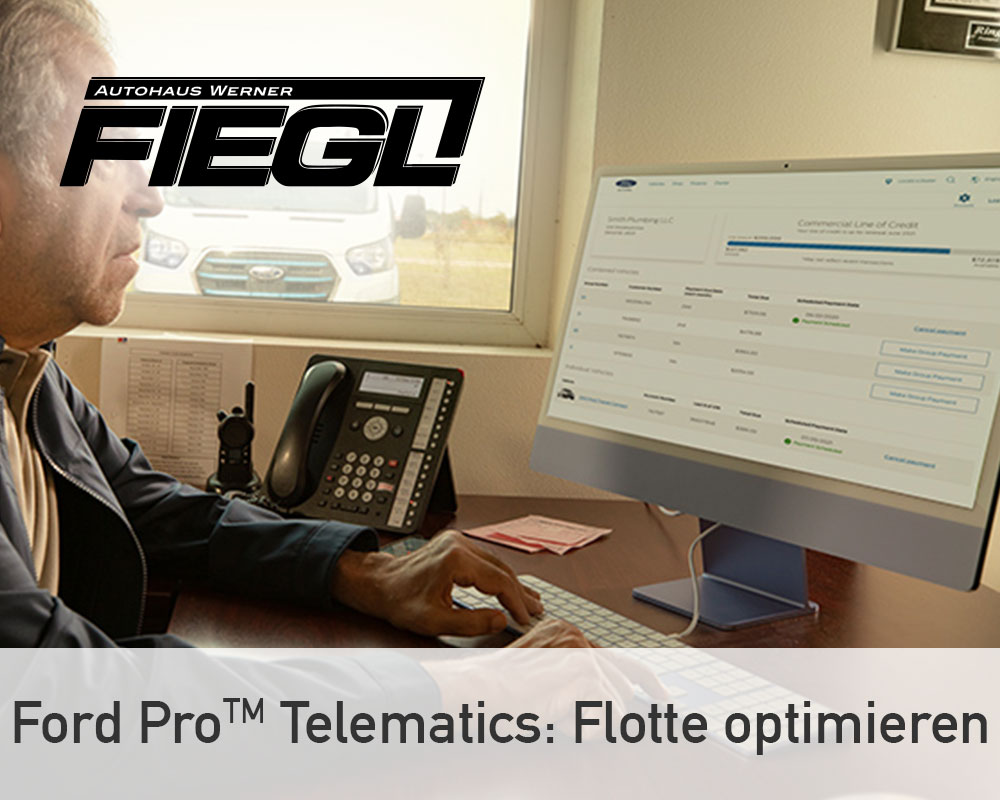 Ford Pro Telematics Flottenmanagment